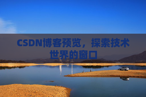 CSDN博客预览，探索技术世界的窗口