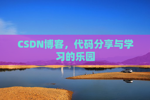 CSDN博客，代码分享与学习的乐园